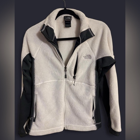 The North Face Fleece Jacket Summit Series - White/Gray - Medium - Picture 1 of 6
